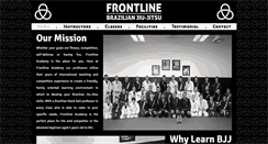 Desktop Screenshot of frontlinebjj.com